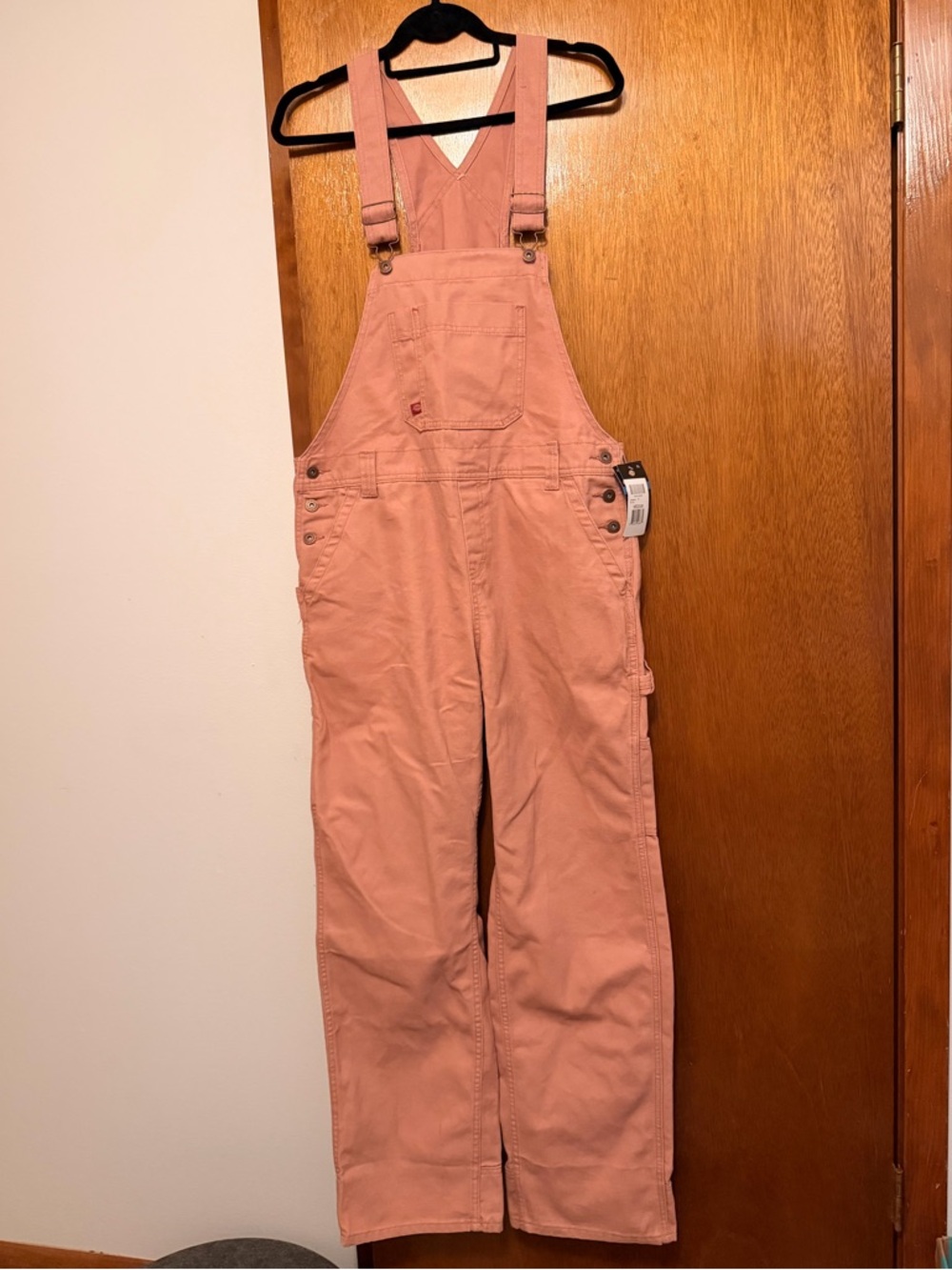 NWT Dickies pink overalls